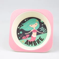 ASSIETTE ENFANT AMBRE 14.5x14.5x4cm